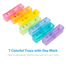将图片加载到图库查看器，Extra Large Pill Organizer 2 Times a Day for Supplements