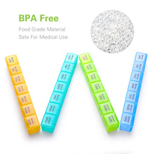 将图片加载到图库查看器，28 Day Pill Organizer, Monthly Pill Case for Vitamins, Supplements and Fish Oil