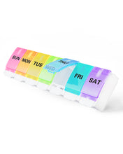 将图片加载到图库查看器，2 Pack Weekly Easy to Open Pill Organizer