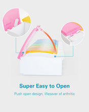 将图片加载到图库查看器，2 Pack Weekly Easy to Open Pill Organizer